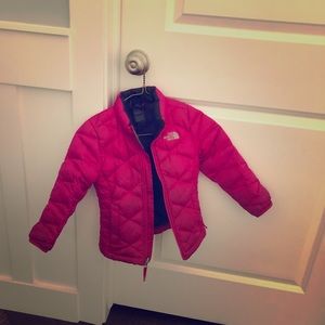North Face girls down jacket XXS for 3-5 yr olds